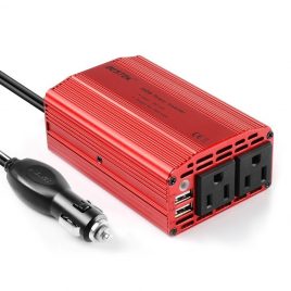 INVERSOR  PARA CARRO 300W DC 12 TO AC 120V