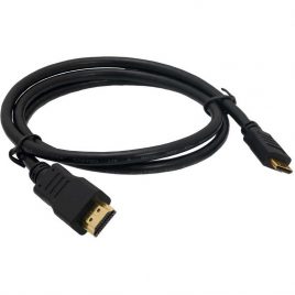CABLE HDMI    4K  ENMALLADO HDMI  Negro 1.8M