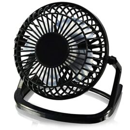 MINI VENTILADOR USB NEGRO PLASTICO