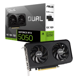 TARJETA DE VIDEO ASUS NIVIDIA Dual  RTX 5050 OC  8GB DDR6