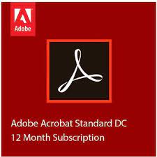 LICENCIA ADOBE  ACROBAT ESTANDAR 12 MESES