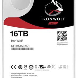 DISCO DURO SATA 16 TB SEAGATE IRON WOLF ST16000VN001-E