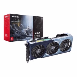 TARJETA DE VIDEO ASROCK  RX  9070XT MONSTER HUNTER 16GB DDR6